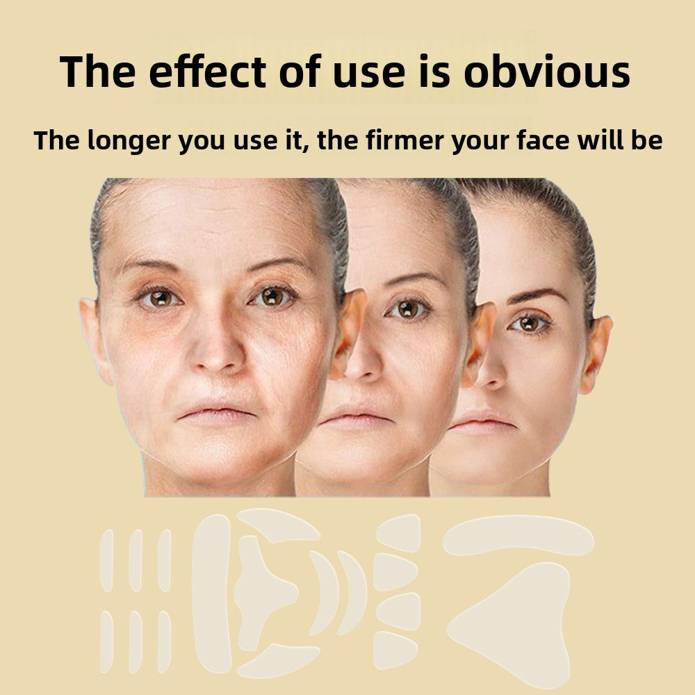 Anti-Wrinkle Silicone Beauty Patches Set for Face and Body
